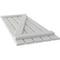 Ekena Millwork Americraft 5-Board (2 Batten) Wood Spaced Board-n-Batten Shutters w/ Z-Bar, ARW102SB519X77STH, PR ARW102SB519X77STH - alternate 3
